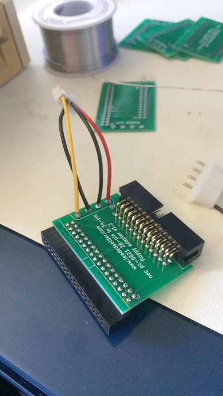 PC9821 floppy adapter board attempt 1