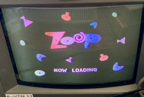 The screen says Zoop - Now Loading