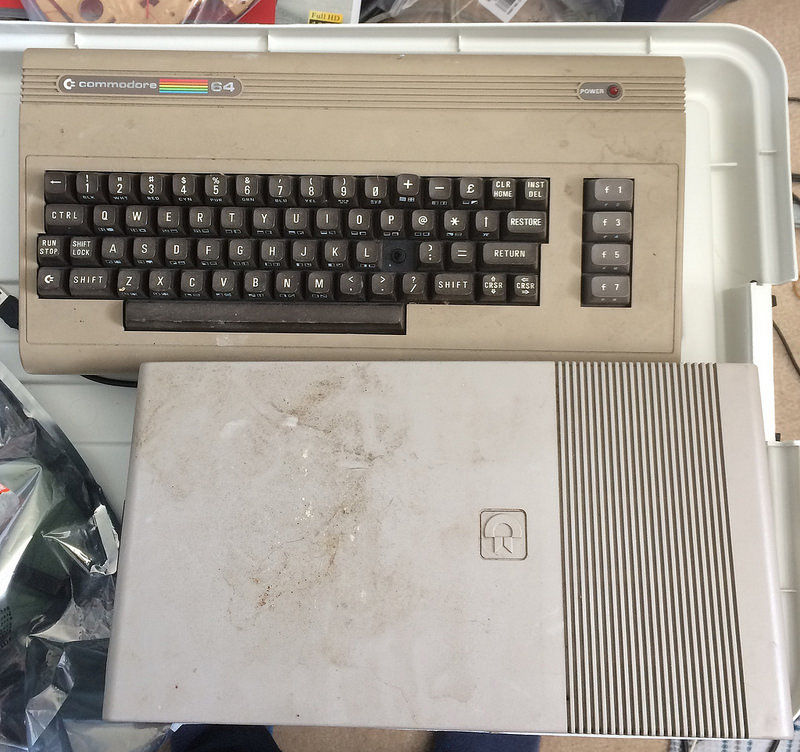 the commodore 64 and 1541, as delivered