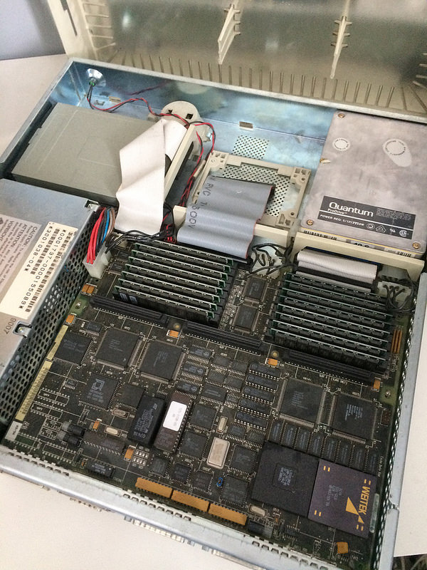 sparcstation 1+, opened case