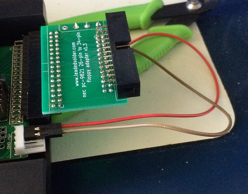 Floppy Adapter Board Works For The Pc98 Leaded Solder