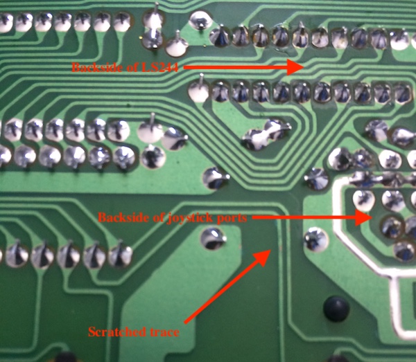 Atari ST scratched trace