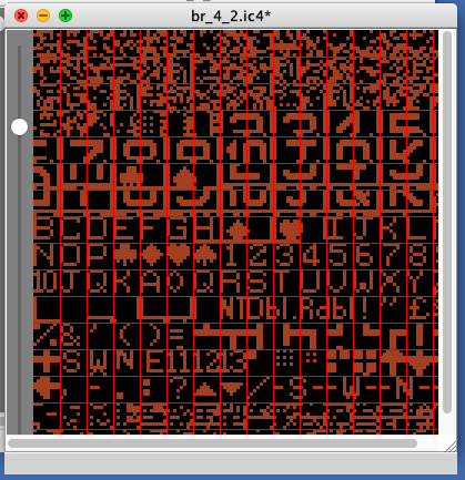 The font in the second BIOS ROM inside Tile Molester.