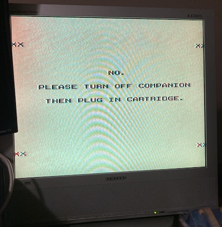 The "No." screen, now on the 910MP.