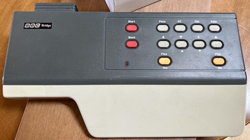 The second BBC Bridge Companion I now own. Notice the scratch on the front cover.