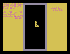 The Tetris piece can move left and right now.