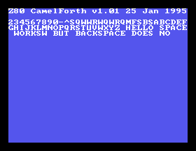 The keyboard scanning is working, and I was able to type the alphabet as well as some other nonsense.
