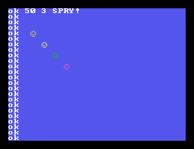 Four sprites are now shown in different colours.