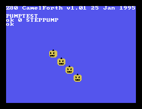 The pumpkin is stepped one frame ahead.