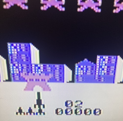 Sonic Invader reports the current game mode is 02.