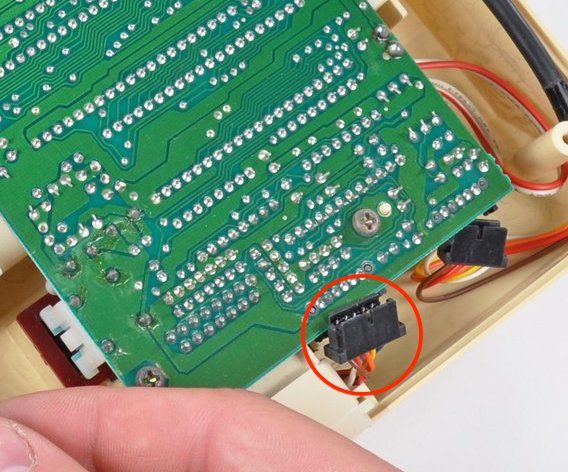 Famicom controller connector