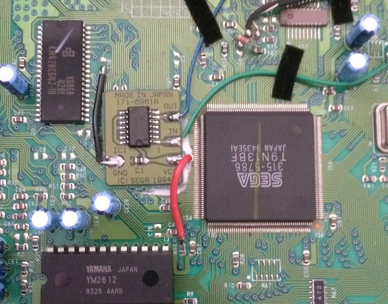 The weird 171-6961A adapter board for the VA2 Genesis