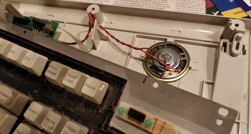 Model M speaker exposed