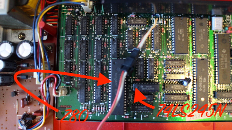 HB-101 Z80 and socketed bus tranceiver