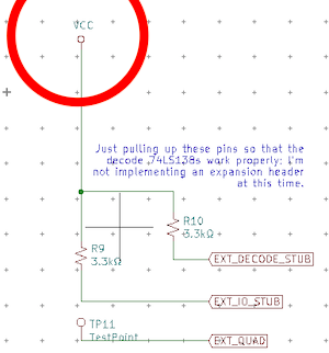 The EXT_IO_STUB pin is pulled high with 3.3k ohm resistor R9.