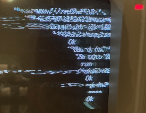 I am trying to write some BASIC but every line keeps moving further to the right.