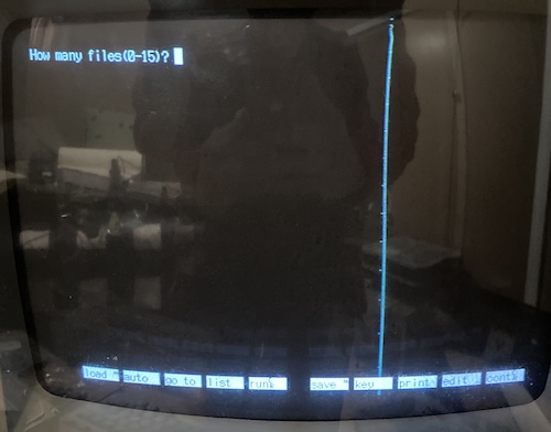 The "How many files" prompt is now totally legible. Everything is in perfect focus.