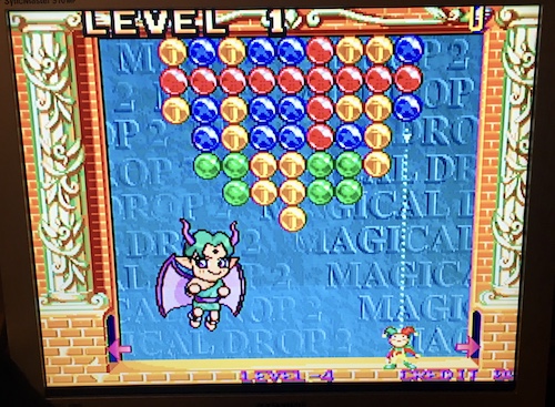 Playing Magical Drop 2 at last.