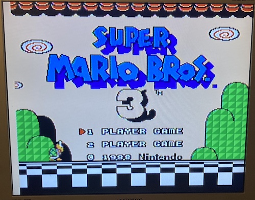Mario 3 looks correct now. I never noticed before, until this exact second, that the "3" has Tanuki Mario standing in the background of the logotype.