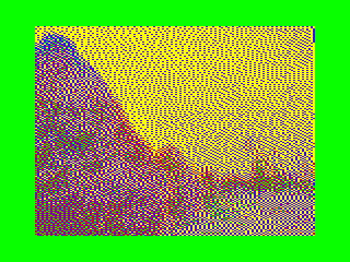 The image fills the whole screen, but it's strangely tall and feels uncomfortable.