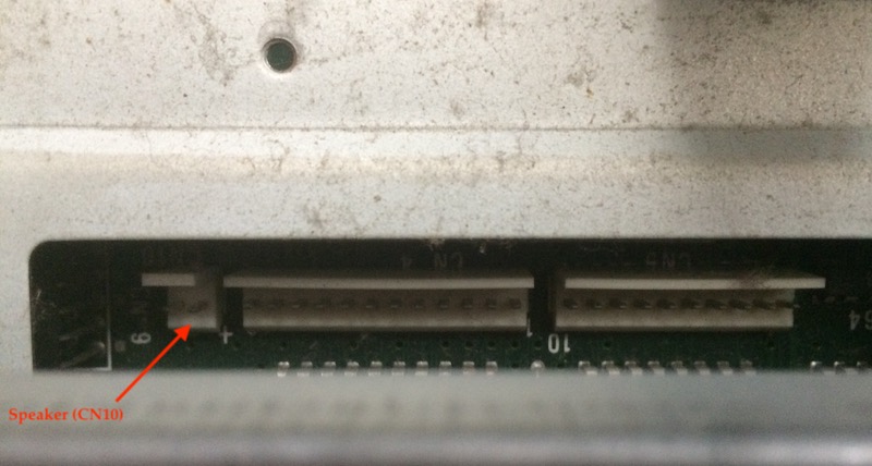 Speaker connector CN10