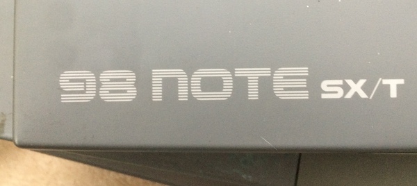 The lid says 98 NOTE SX/T