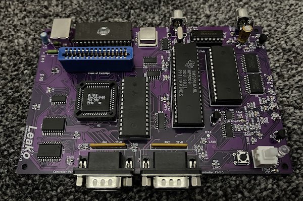 The top of Pete's clone. Notice the much better soldering job