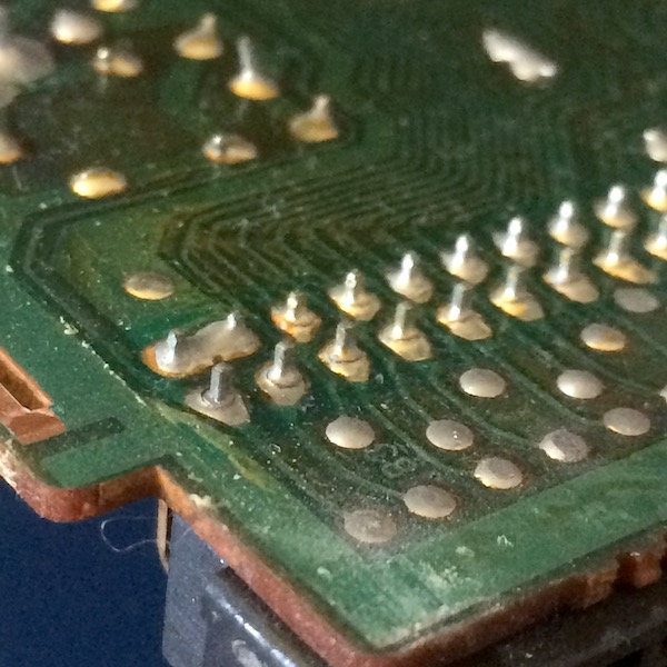 SC-3000 broken and cold solder joints on cartridge slot