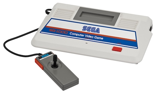 A picture of a Sega SG-1000, taken by Evan-Amos on Wikipedia.