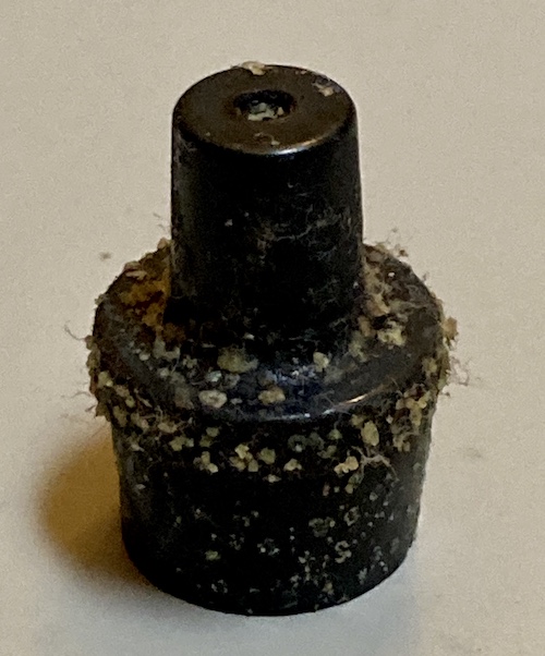 The CMT connector is covered in crystalline gunk. It is awful.