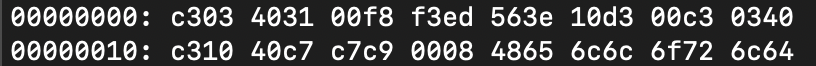 My actual program starts with c3 03 40 31 but that's the only overlap between what MAME thinks is there and what's in the ROM file.
