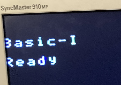 The sign-on banner reads "Basic-I. Ready."