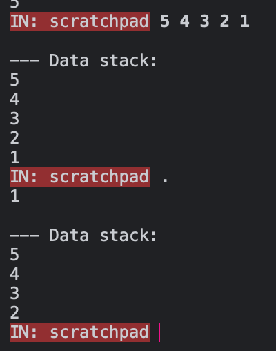 In Factor, I've entered various single-character numbers and pushed the period key to pop them back off the stack. They work as expected.