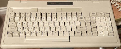 A Tandy 1000SX keyboard