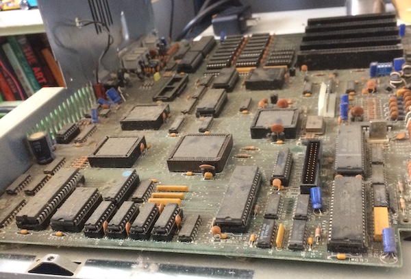 Gross, dirty motherboard