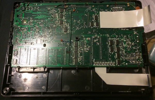 The 'bottom' of the main PCB. Notice the screws.