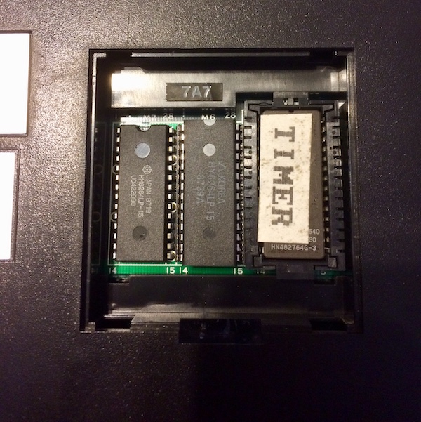 The Timer ROM in the back of the Model 102