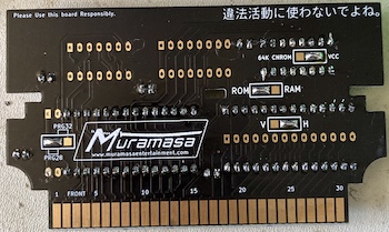 The 'front' of the PCB, where the remaining jumpers are set. Try not to look too closely at how bad all the solder joints for the capacitors are.