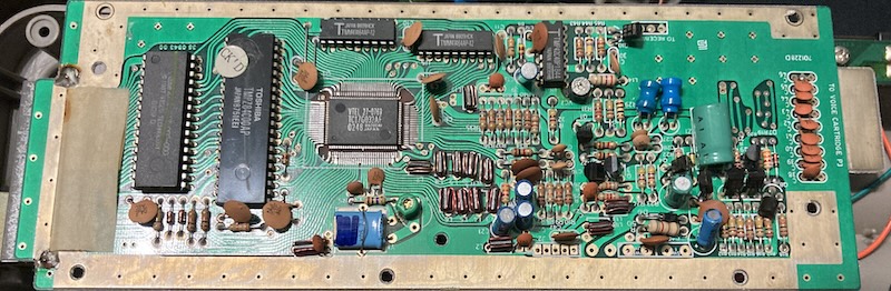 The motherboard is exposed.