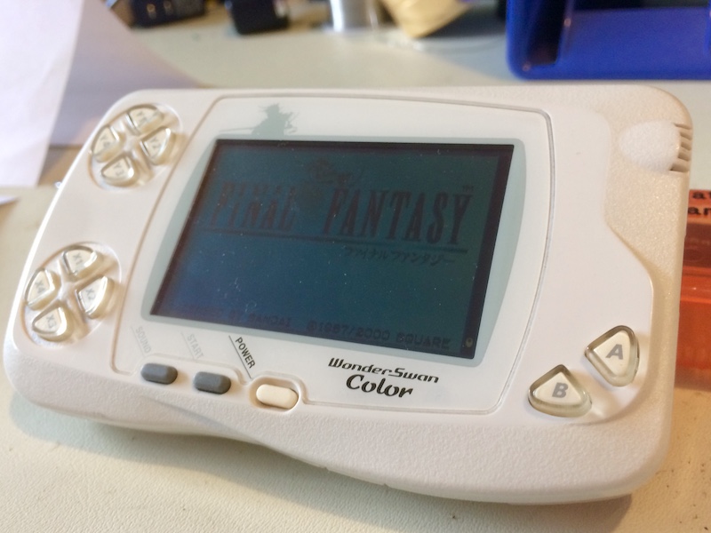 WonderSwan Color works!